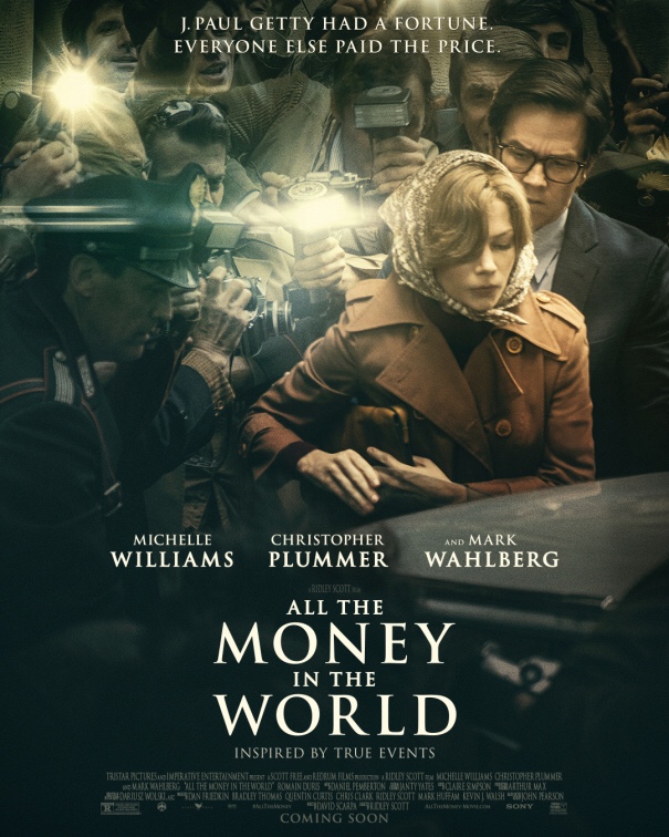 Poster de “All the Money in the World” Credito: Tri Star